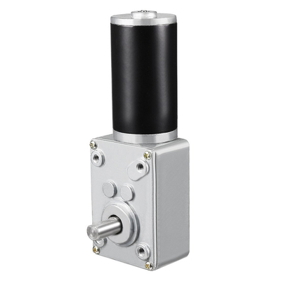 60kg-cm DC 24v 3rpm À prova de gotejamento Motor de engrenagem sem-fim Reversível Alto torque Velocidade Reduzir Turbina elétrica Caixa de engrenagens Motor Eixo de 8mm